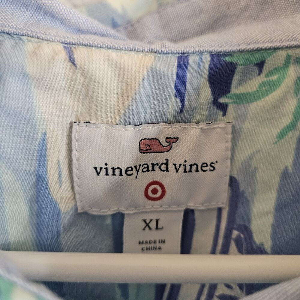 Vineyard Vines x Target Men’s XL Island Theme Button Front Shirt - Picture 5 of 6